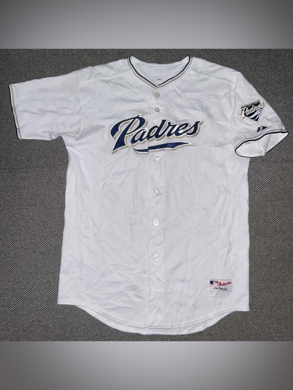 Vintage 90s San Diego Padres White Baseball Jersey